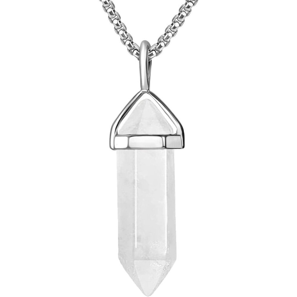 Crystal Necklaces for Women Crystal Pendant Gemstone Necklace for Spiritual Ener